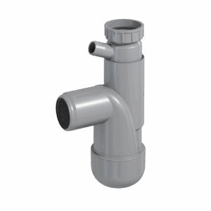 Flexloc Basic 1-bowl, slip nut 1½"