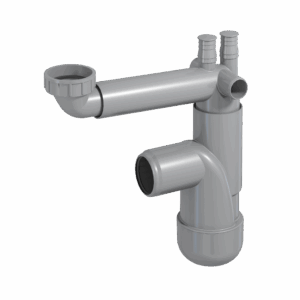 Flexloc 1-bowl, slip nut 1½"