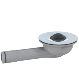 Waste kit, 114 mm, with 70 mm rubber plug