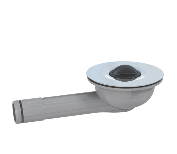 Waste kit, 114 mm, with 70 mm rubber plug