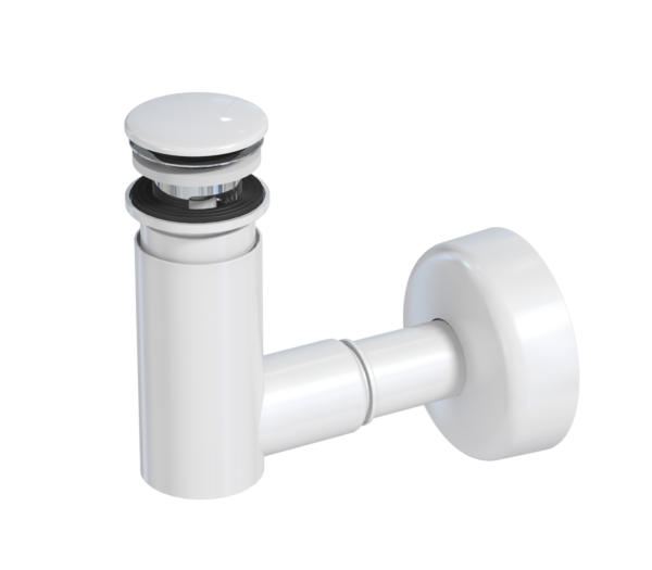 EasyClean 40/32 mm, pop-up white glossy
