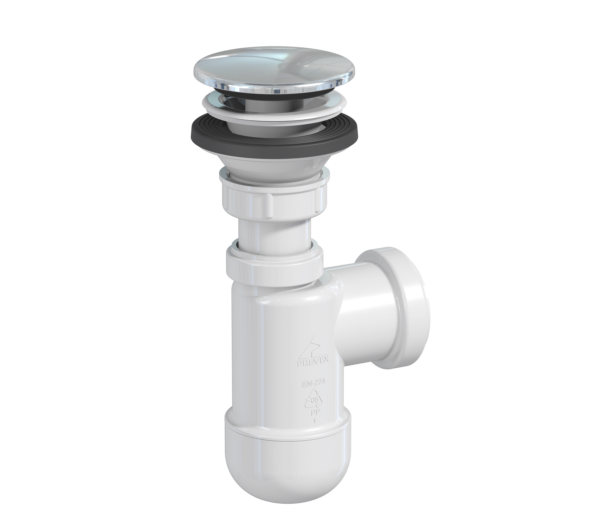 Preloc Basic, ABS chromed pop-up plug