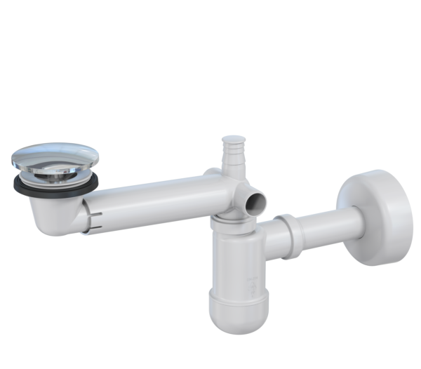 Preloc space saving, chromed ABS, two screw lenghts