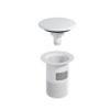 EasyClean pop-up waste kit, matte white - Image 2
