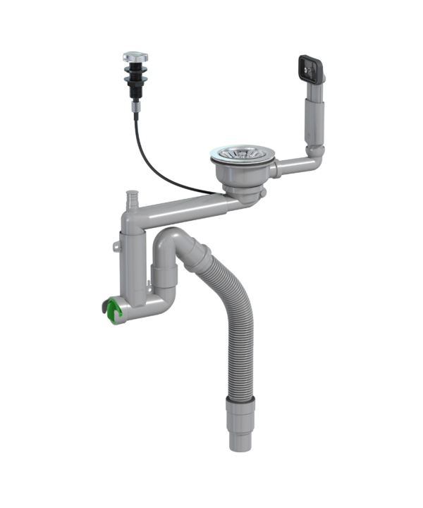 Smartloc 1-bowl 114 mm strainer, remote
