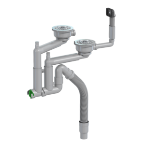 Smartloc 2-bowl 114 mm strainers