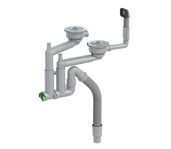 Smartloc 2-bowl 114 mm strainers