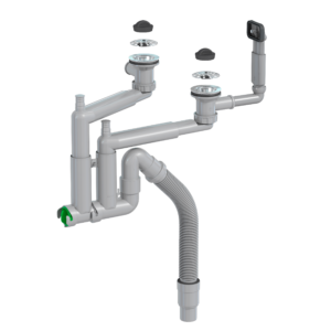 Smartloc 2-bowl 70 mm strainers