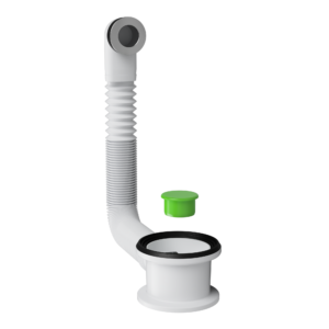 EasyClean™ spacer with M23 (Ø25) overflow