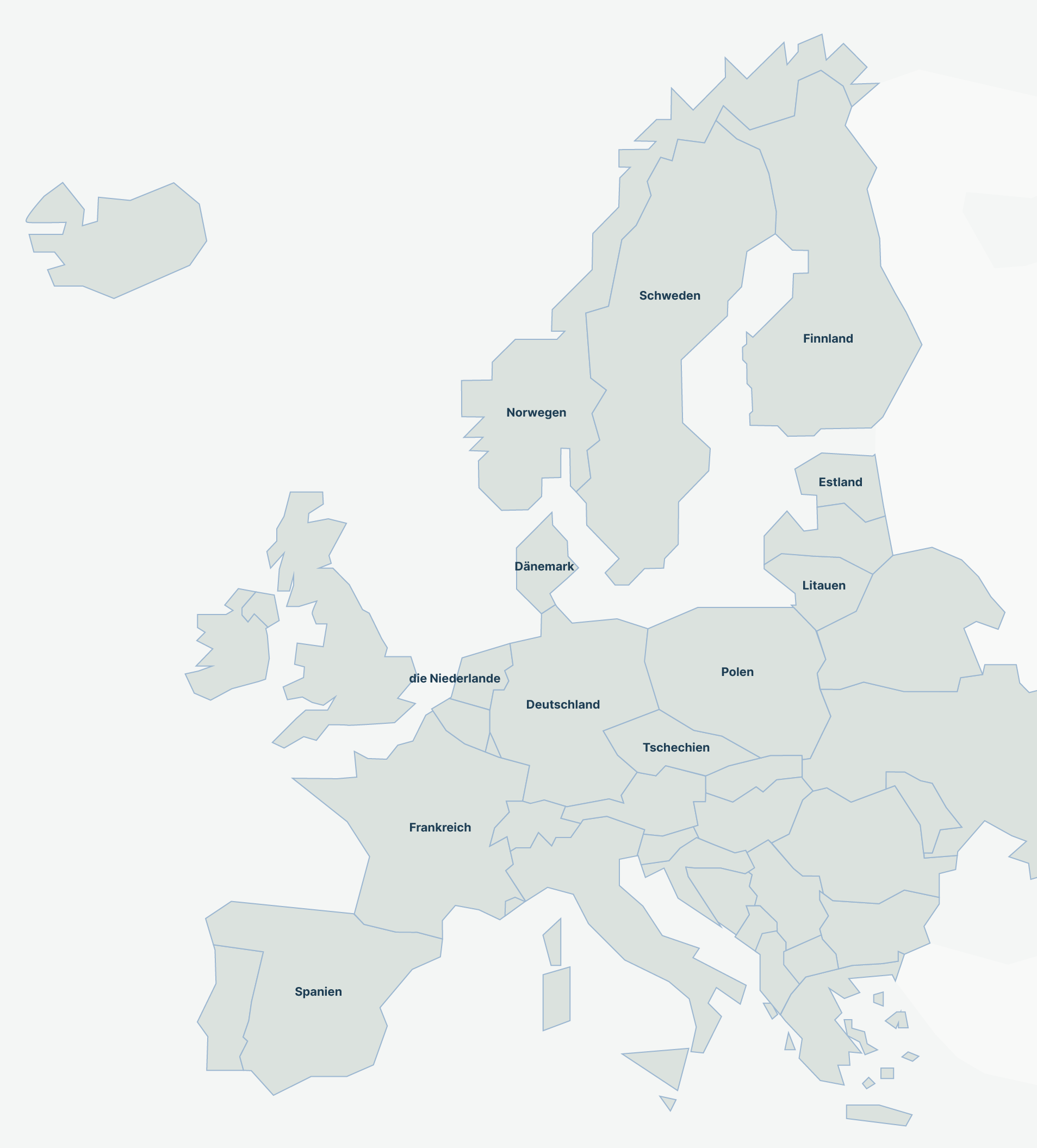 DE map